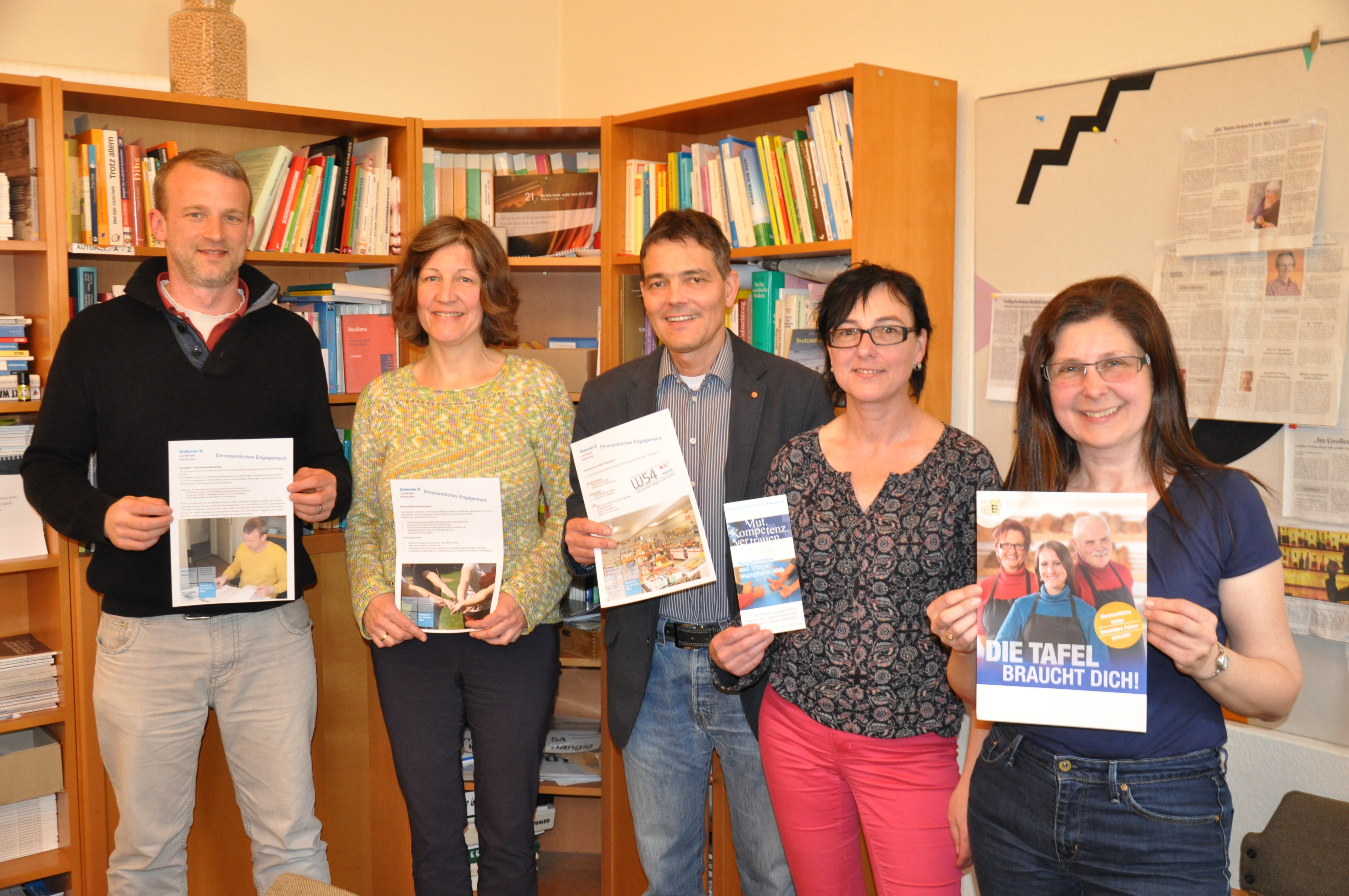 Ehrenamt macht Spaß, davon sind (von links) Jörn Schulze, Janka Deutschländer, Achim Lechner, Angelika Schaaf und Eva Bajus überzeugt. Foto: ch