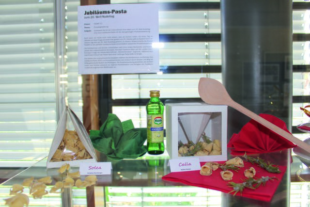 Eine Jubiläums-Pasta zu kreieren, war eines der vielen Schüler-Projekte an den BSB.