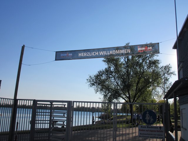 Der Hardtsee ist bereit für den IRONMAN 70.3 Kraichgau am 5. Juni 2016.