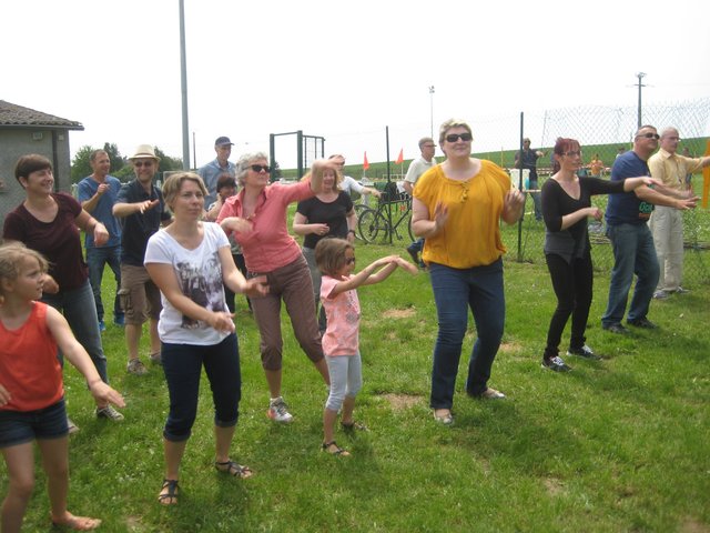 Gemeinsames spontanes Tänzchen