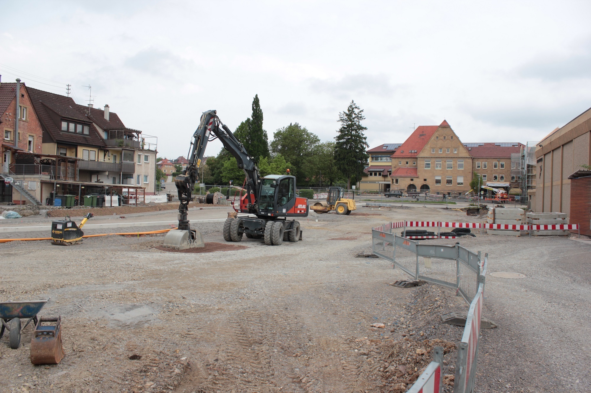 Der Busbahnhof in Knittlingen ist ein zentrales Bauprojekt der Stadt.