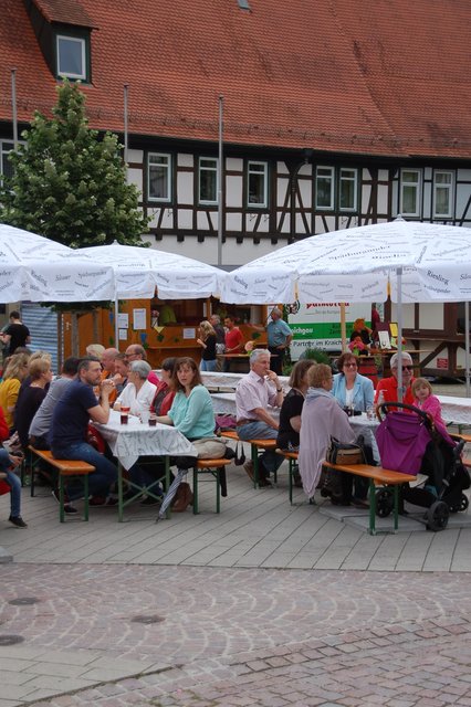 Historische Kulisse in Kürnbach.
