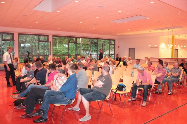 Die Veranstaltung war gut besucht.