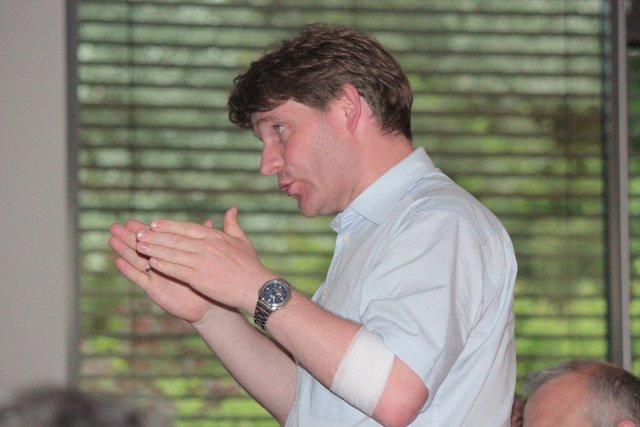 Auch Michael Nöltner, Bürgermeister Bretten, war unter den Zuhörern.