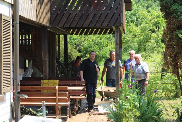 Fast einen Meter hoch stand das Wasser im Erdgeschoss dieses Hauses...