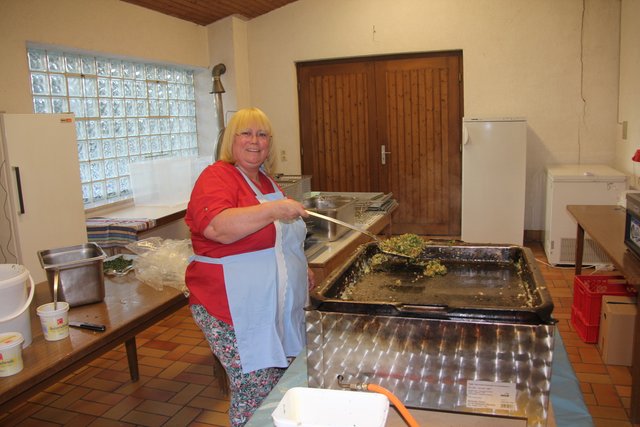 Monika Boritz ist die Queen der Maultaschen beim TV Obergrombach. | Foto: Klaus Kehrwecker