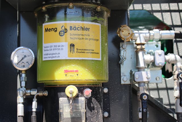 Die Anlage zeichnet sich unter anderem durch eine automatische Schmieranlage aus.