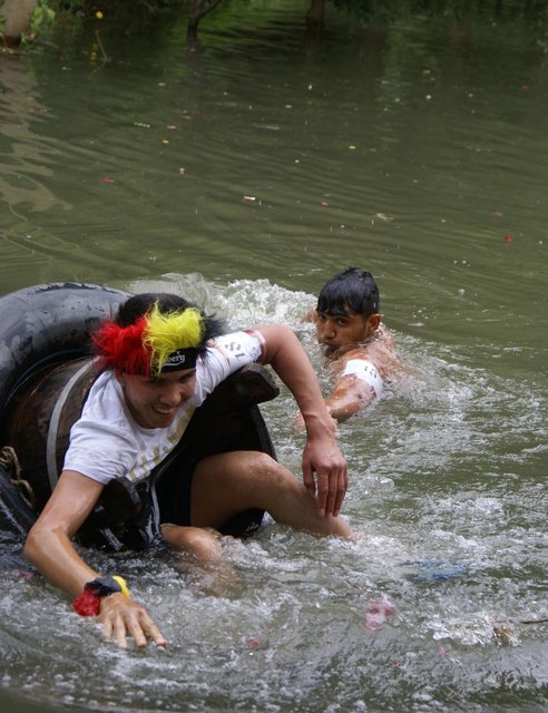 Die beiden hatten wohl die weiteste Anreise...