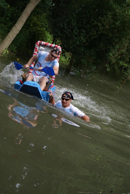 Speedboot auf der Saalbach