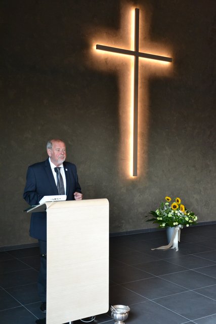 Ortsvorsteher Rolf Wittmann begrüßte die Gäste.