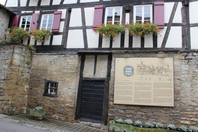 Das Gerberhaus in Bretten als historische Kulisse für die Dreharbeiten