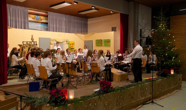 Alle zwei Jahre richtet der Musikverein eine Winterfeier aus.