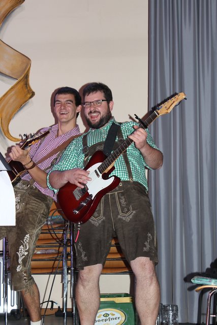 Gute Stimmung beim Oktoberfest.