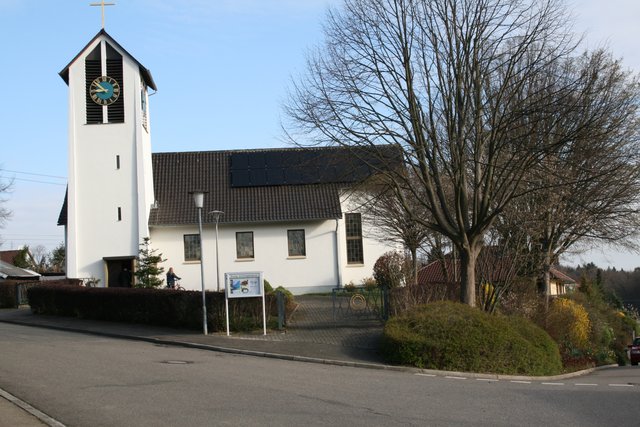 Die 1955 gebaute Christuskirche.