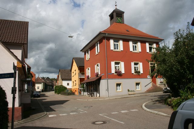 Blick aufs Rathaus.
