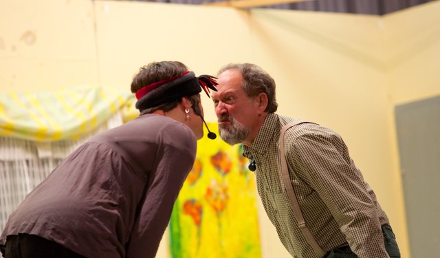 Sorgt für viele Lacher: Theaterstück bei der Winterfeier des Musikvereins.