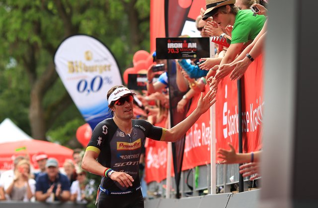 Lokalmatador Sebastian Kienle erreichte 2016 den 2. Platz im Kraichgau. | Foto: Ben Hoskins/Getty Images for Ironman
