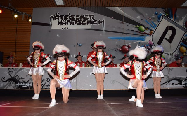 Verbeugung vor dem närrischen Publikum ...