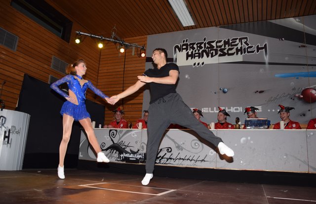 Eleganz und Leichtigkeit - das Showtanzpaar, ebenfalls aus Wiesental.