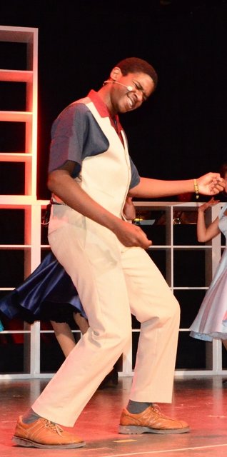 Richard als "Bill" - voll im Element während  einem seiner Soli Lieder