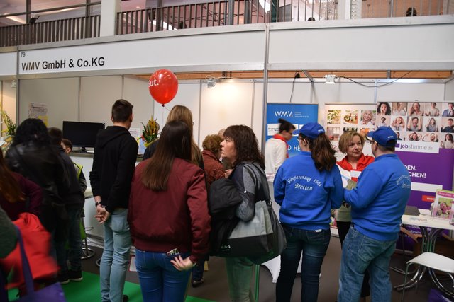 Viele Besucher tummelten sich auch am Stand der WMV.