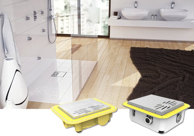 Abwasserspezialisten haben nun eine spezielle Bodenablaufpumpe entwickelt, die barrierefreie Bäder überall möglich machen soll. | Foto: Pentair Jung Pumpen / TRD