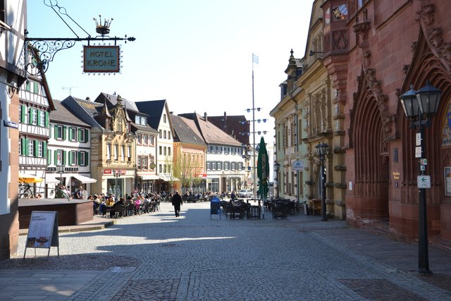 Blick auf den Marktplatz Bretten