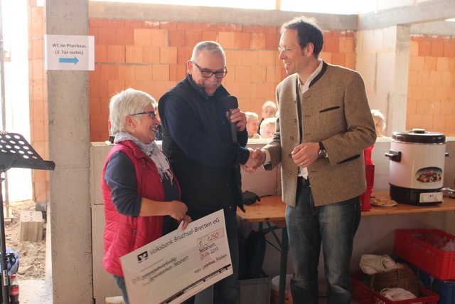 Dank der Pfarrgemeinde an den MGV