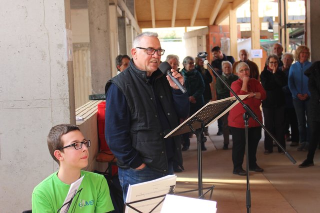 Grußworte von MGV-Vorstand Erich Strobel