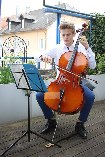 Jeremy Amend am Cello