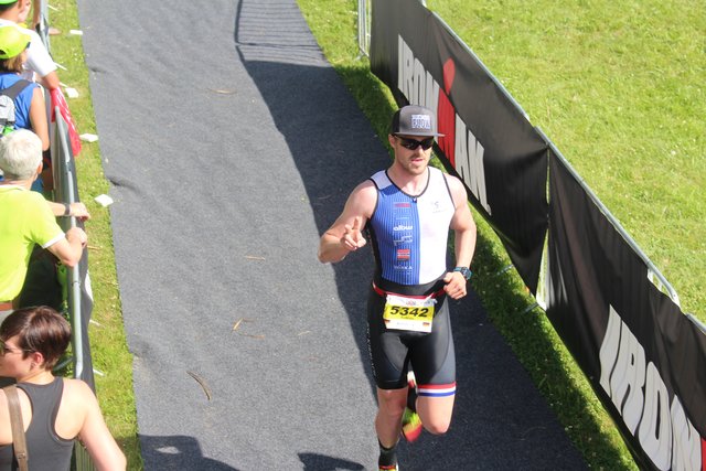 Auf der Zielgeraden in Bad Schönborn-Mingolsheim.