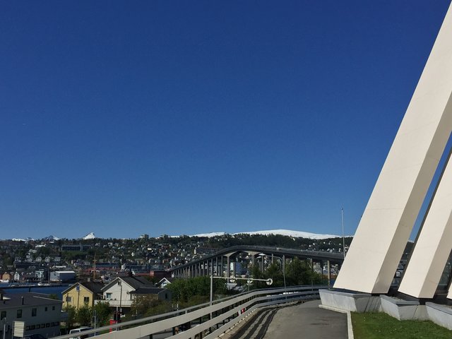 Blick auf Tromsø