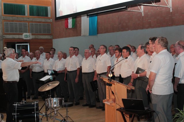 Der Männergesangverein Diedelsheim.