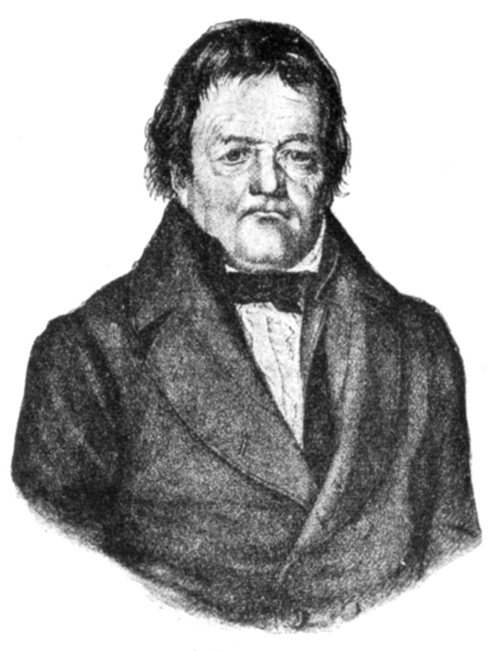Samuel Friedrich Sauter, nach dem Titelbild seiner Gedicht-Gesamtausgabe von 1845
