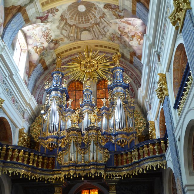 Prächtige Orgel in der Wallfahrtskirche "Heiligelinde"