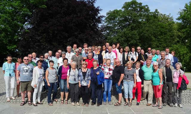 Die Reiseteilnehmer des OGV auf den Spuren der Kreuzritter