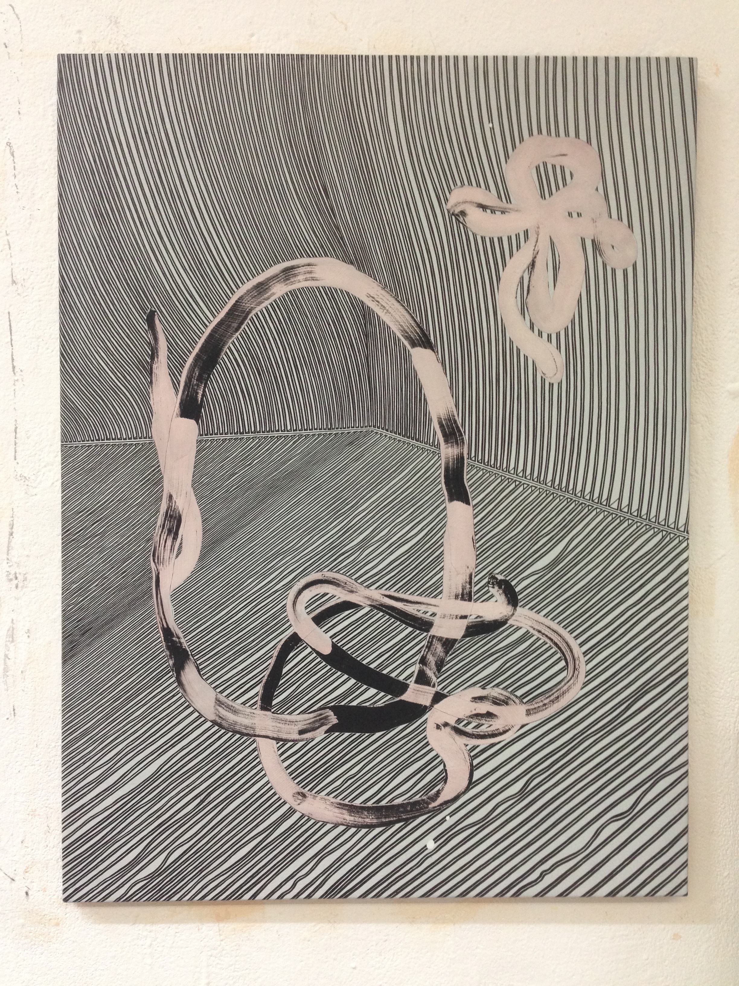 "On third layer" (100 mal 75 Centimeter)