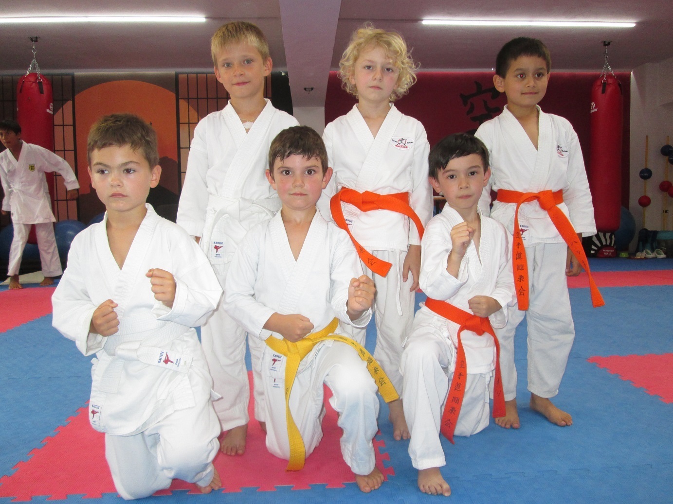 Gruppensieger Leon Andres Kunszt (vorne rechts)