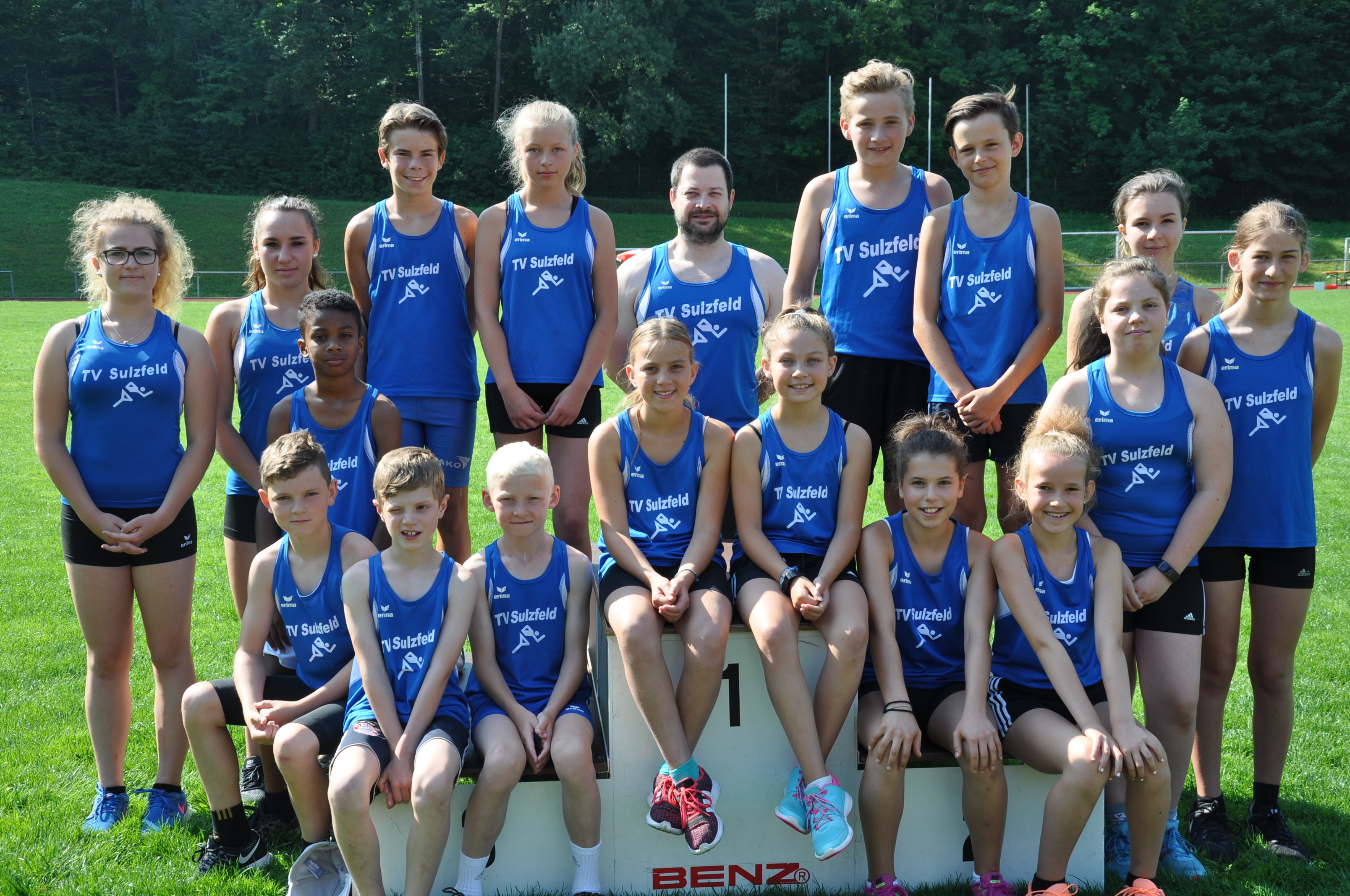 Die Sulzfelder Leichtathleten hatten bei den Kreismeisterschaften in Eppingen das Siegerpodest regelrecht abonniert