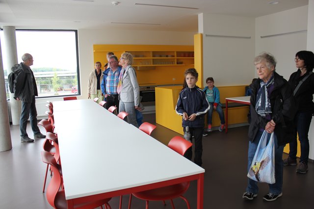 Ein Gemeinschaftsraum im Gästehaus.