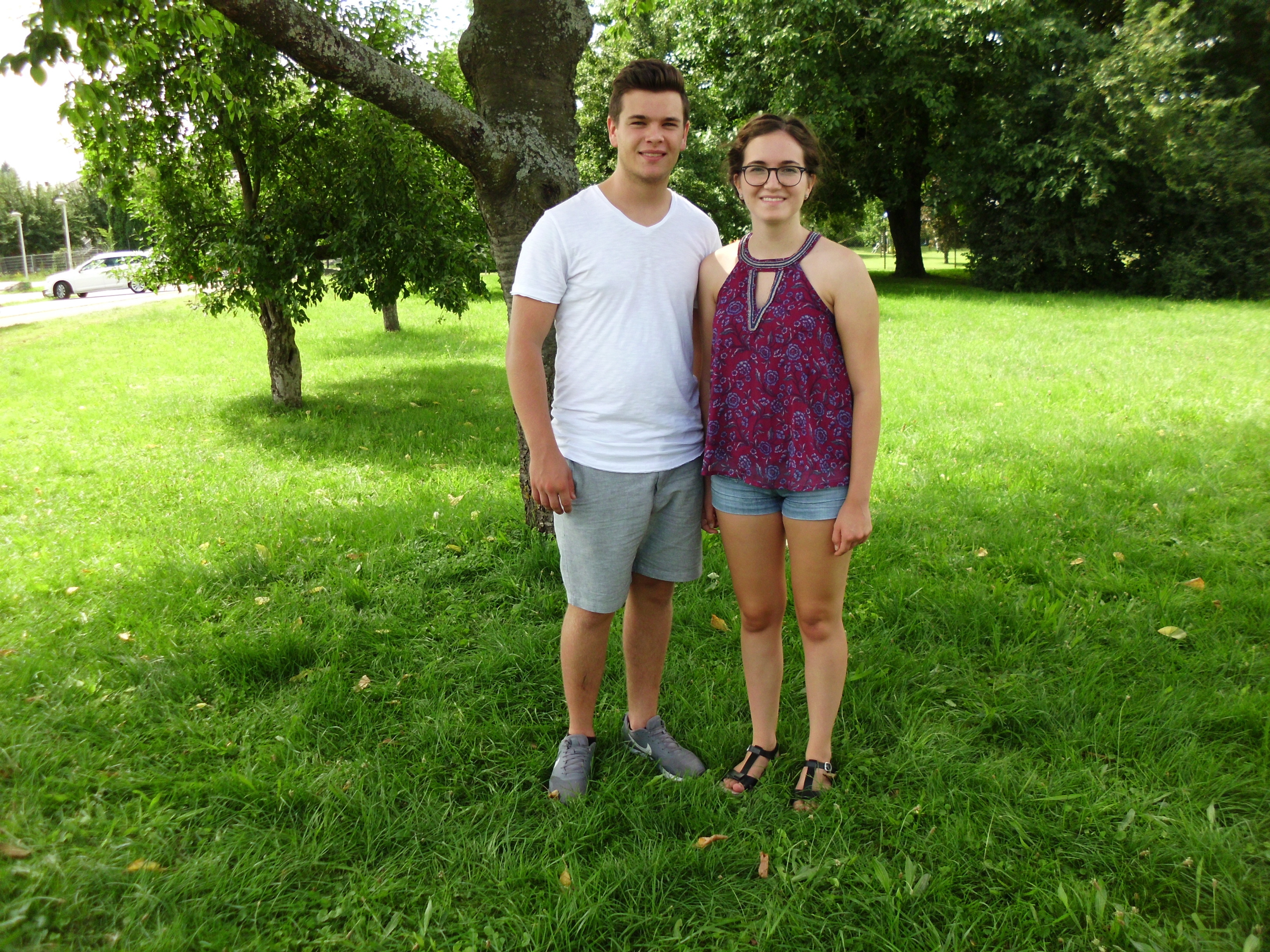 Amelie und David Grupp legten das JMLA in Gold und Silber ab.