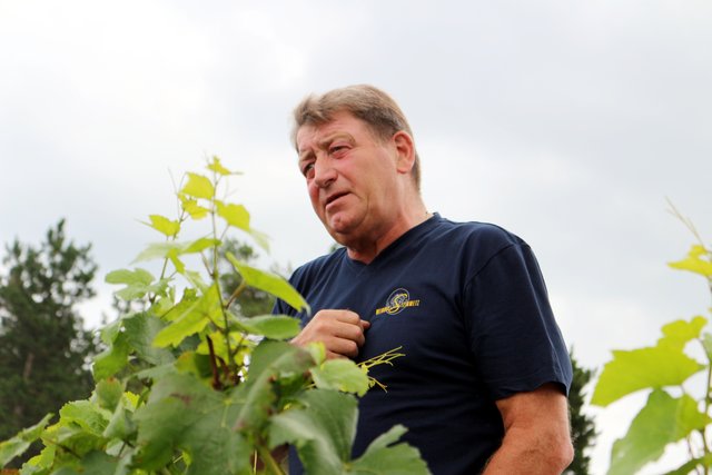 ... auch Heinz Steinmetz hörte aufmerksam zu.