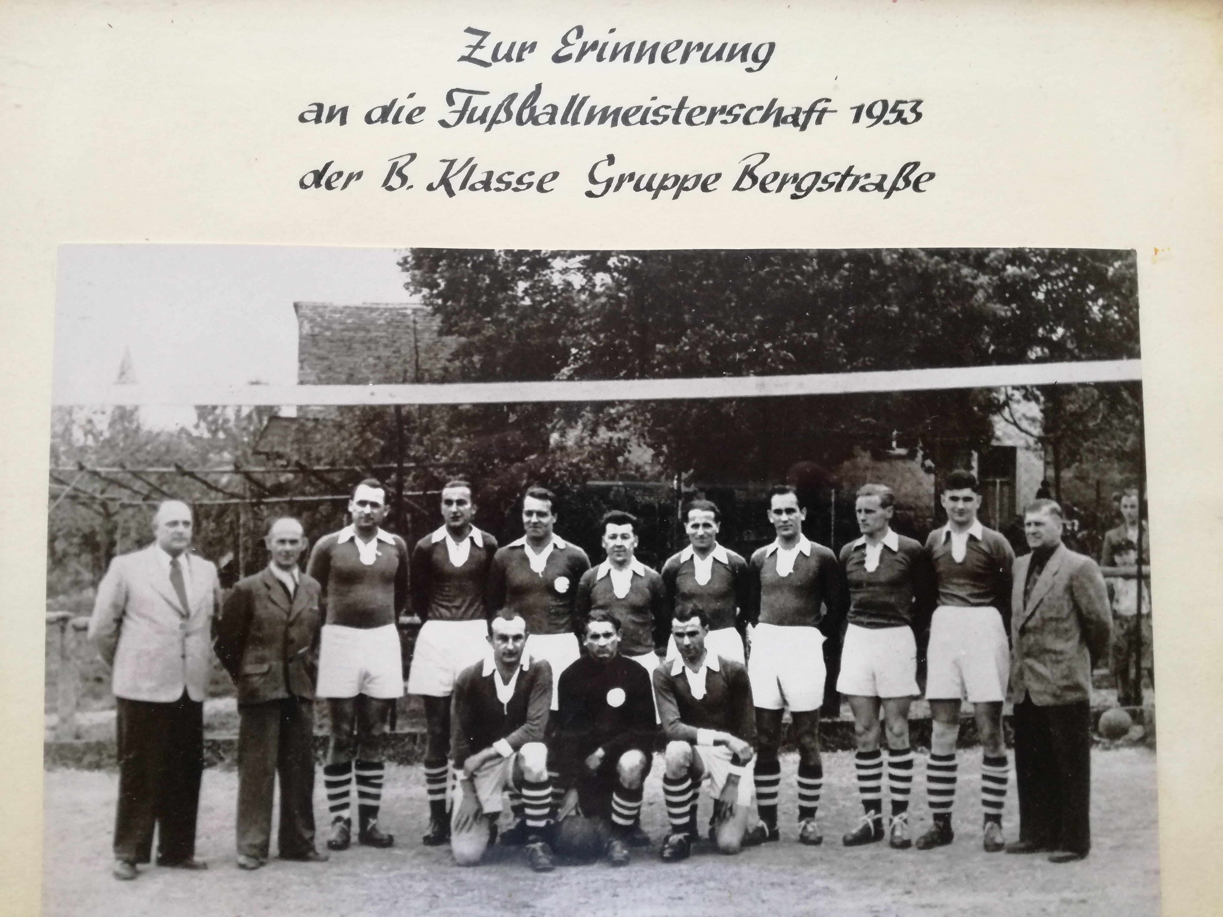 Erster Aufstieg in die A-Klasse: 1953 erkämpfte sich der SV Gölshausen in der B-Klasse den Meistertitel.