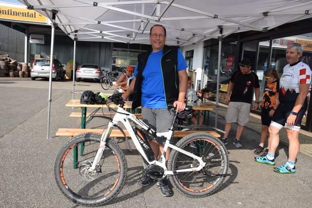 Jörg Fernsel aus Sternenfels hat es genossen, durch die Weinberge zu radeln. Foto: ch