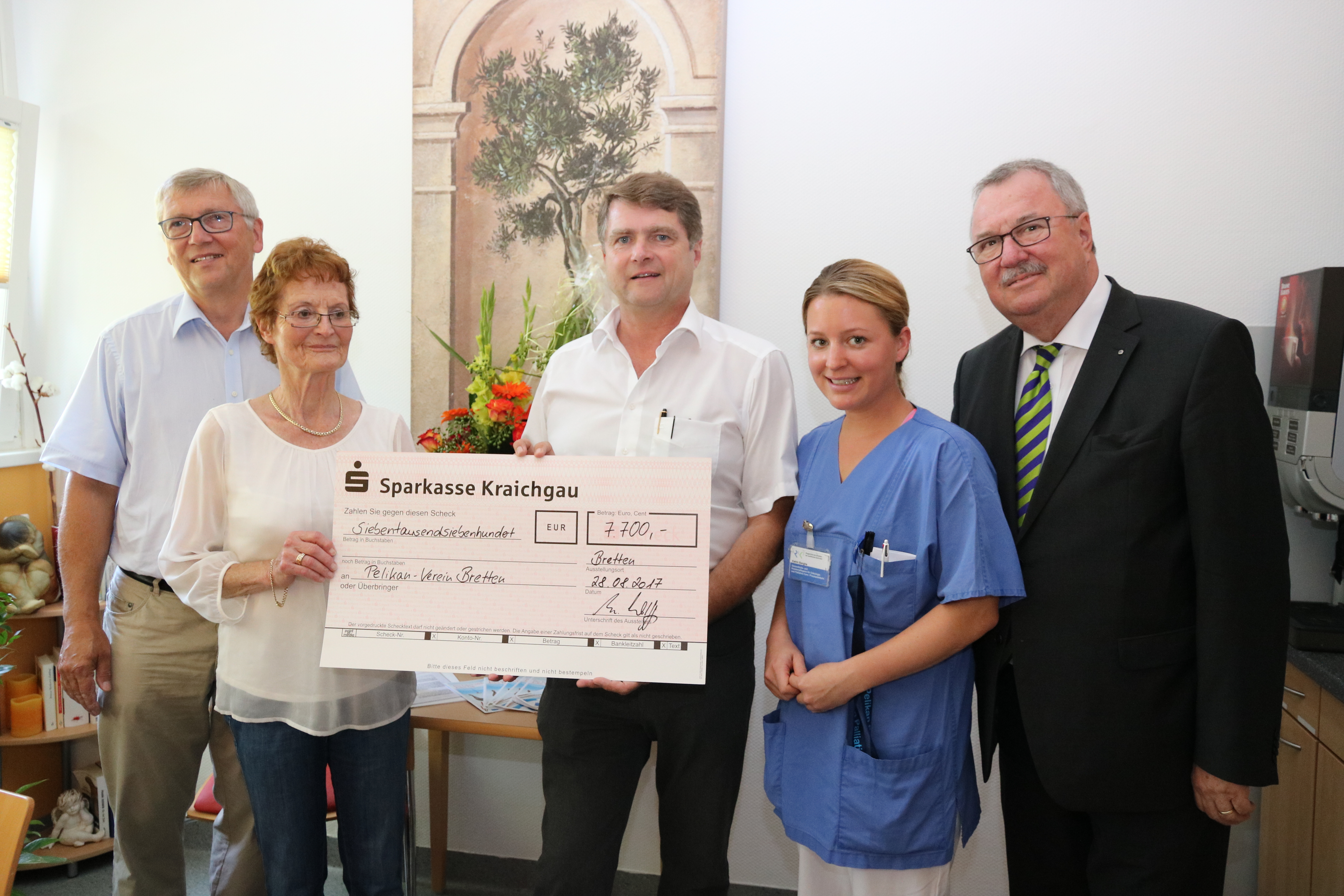 Vorstandsteam: Martin Winkelmann (links), Ingrid Reinacher, Ulrich Kahle und OB Martin Wolff