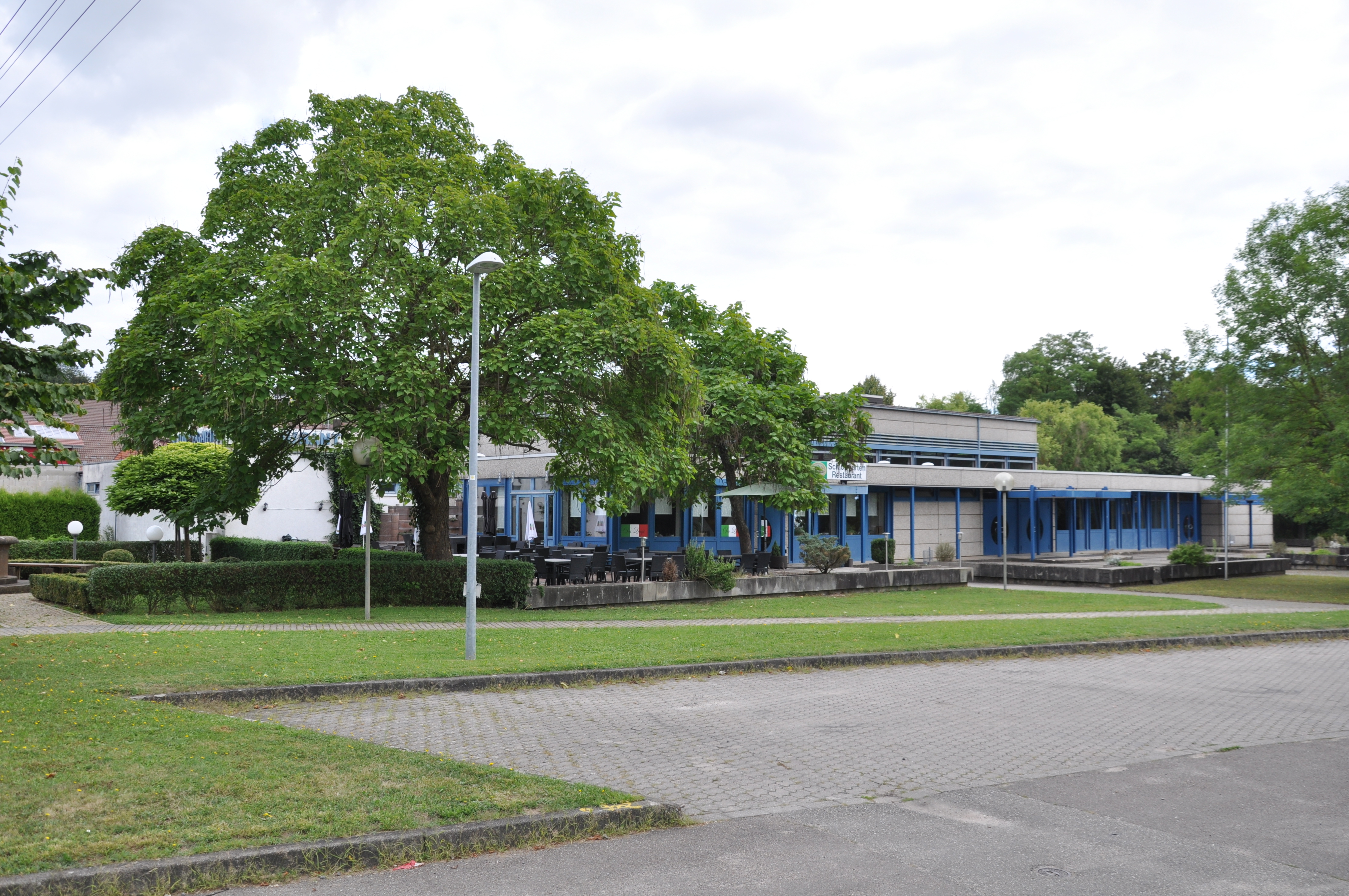 Umgestaltung angedacht: Über das spätere Aussehen des bisherigen Standorts der Flehinger Schlossgartenhalle wird bereits intensiv nachgedacht. Foto: ch
