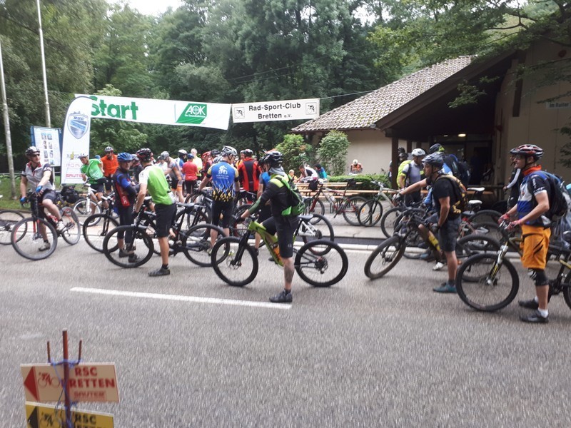 Das nasse Wetter hielt dieses Jahr viele Radfahrer von RSC-Radsonntag fern.