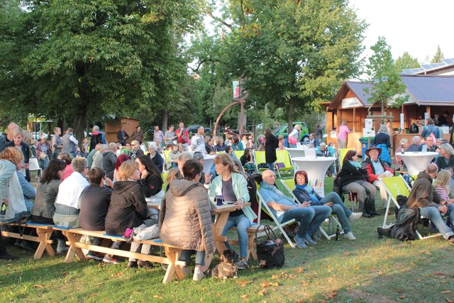 Über 300 Besucher kamen zum Poetry Slam der Brettener Woche in den Stadtpark.