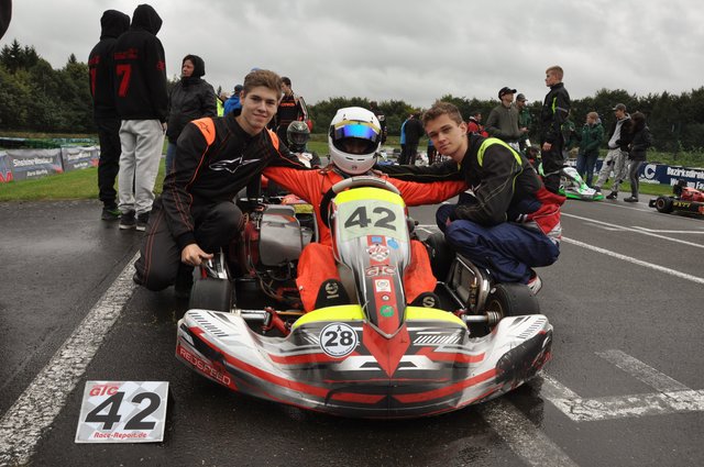 Team 42 in der Startaufstellung