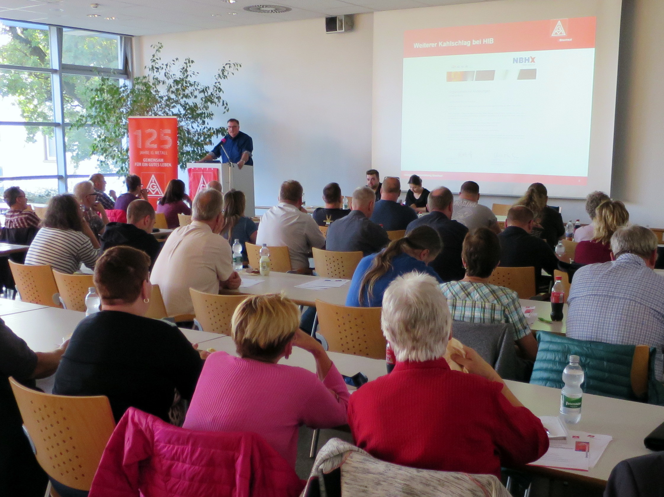Delegiertenversammlung der IG Metall Bruchsal.